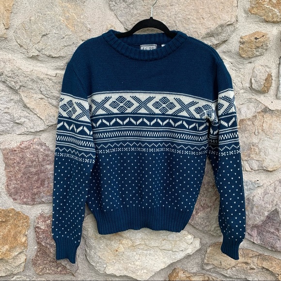 Vintage 1970s Andrew St. John sweater size medium - Picture 3 of 5